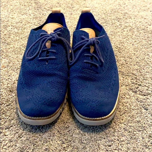 cole haan zerogrand navy blue